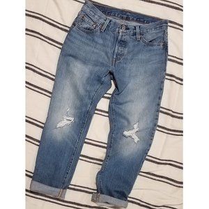 Women's Levi's 501 CT Boyfriend Jeans